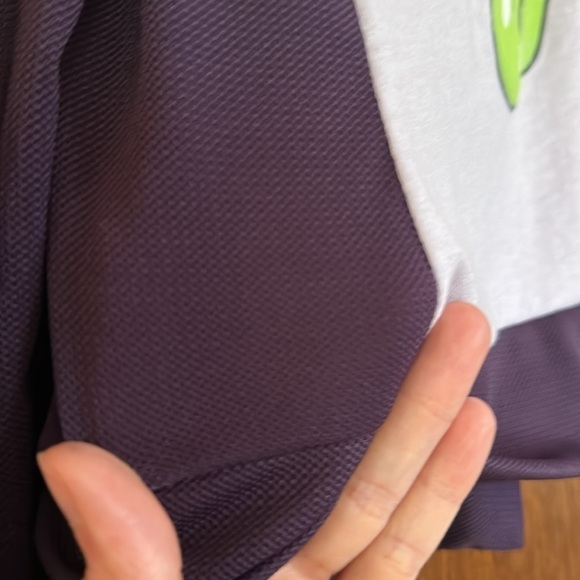 The Rolling Stones up cycle hand made cardigan purple - Picture 6 of 6